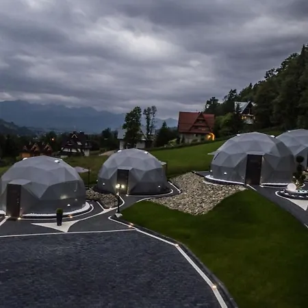 Glamp Royal Luksusowy namiot Biały Dunajec